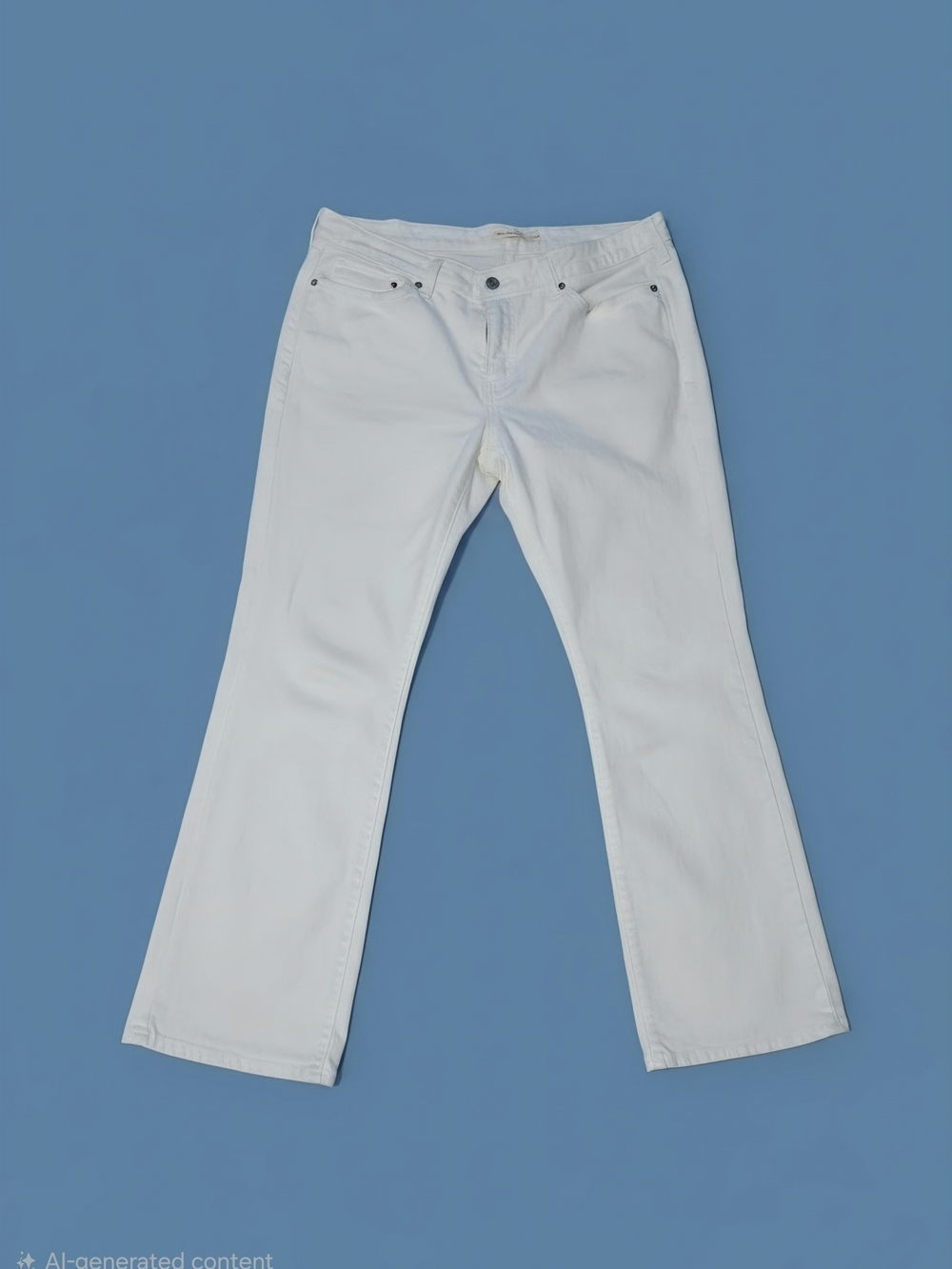 Women's Levi's White Straight-Leg Jeans - Clean Classic Style